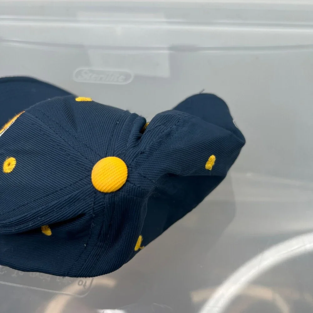 Adidas Indiana Pacers Hat Boys Blue Baseball Cap NBA Basketball Team‎ Child Size